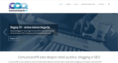Desktop Screenshot of comunicarepr.ro