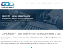 Tablet Screenshot of comunicarepr.ro